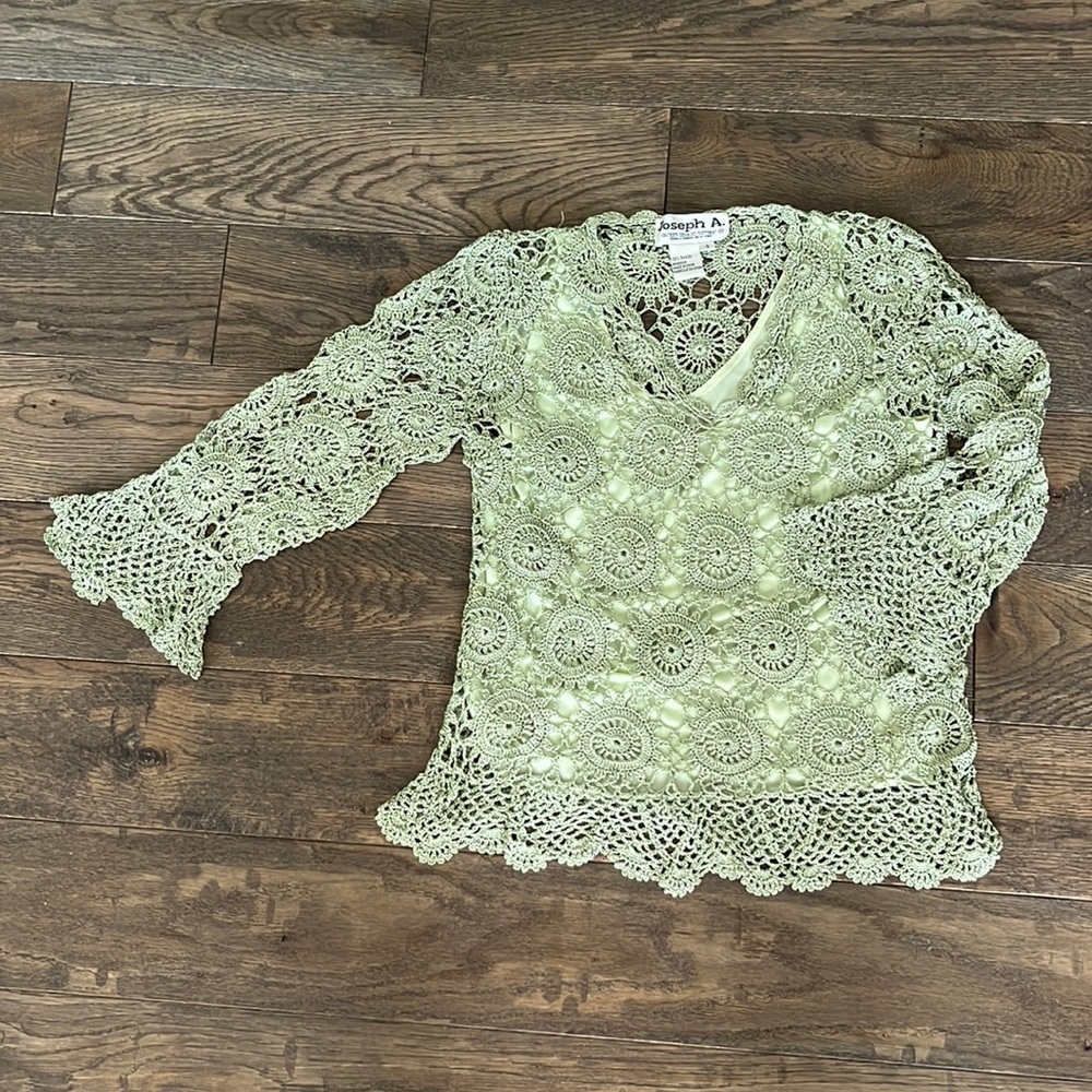 Joseph A. Knit top in Celadon